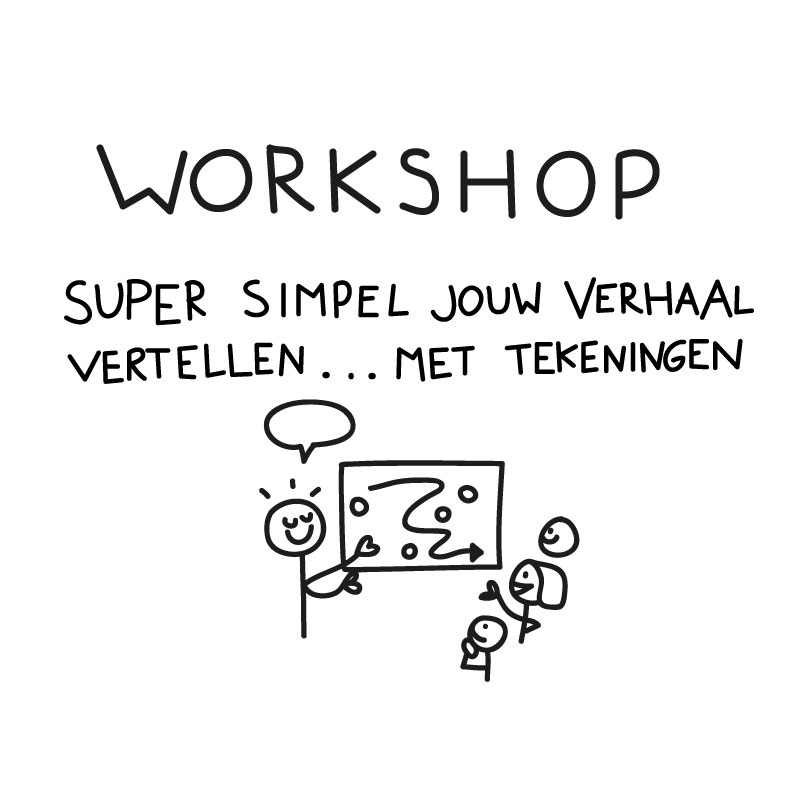 Workshop super simpel jouw verhaal vertellen met tekeningen