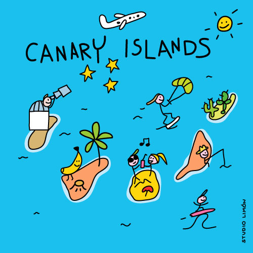 illustratie Studio Limón Canary-islands