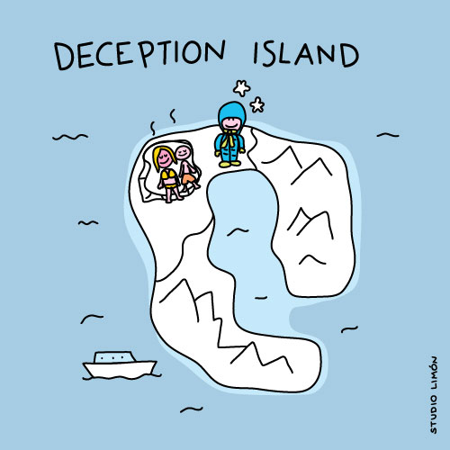 illustratie Studio Limón Deception-island