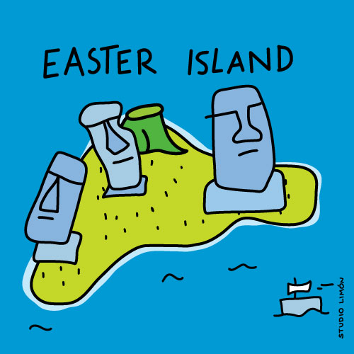 illustratie Studio Limón Easter-Island