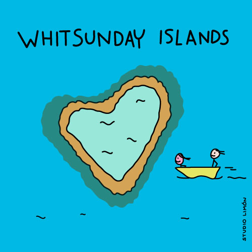 illustratie Studio Limón whitsunday-islands